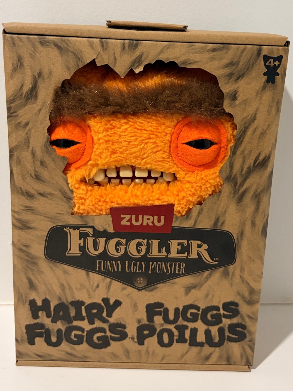 ZURU Fuggler Hairy Fugg Ugly Monster - Orange 9"